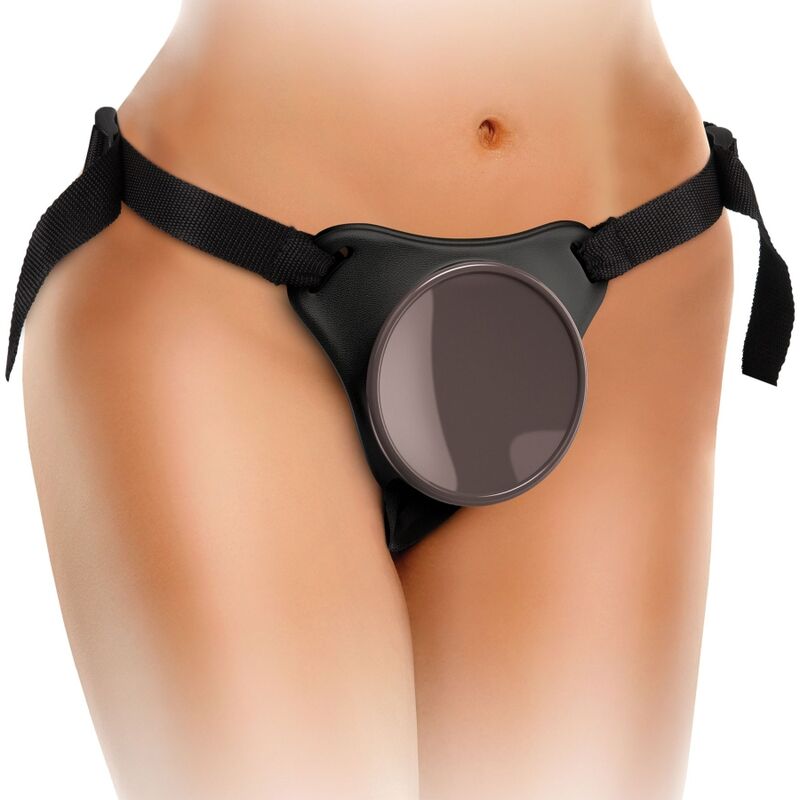 img_156273_5dad4ef742715cabff0faddc81d288ec_1.jpg KING COCK - ELITE KIT HARNAIS RÉGLABLE DELUXE ANNEAU AVEC TESTICULES GODE 20.3 CM – Image 4