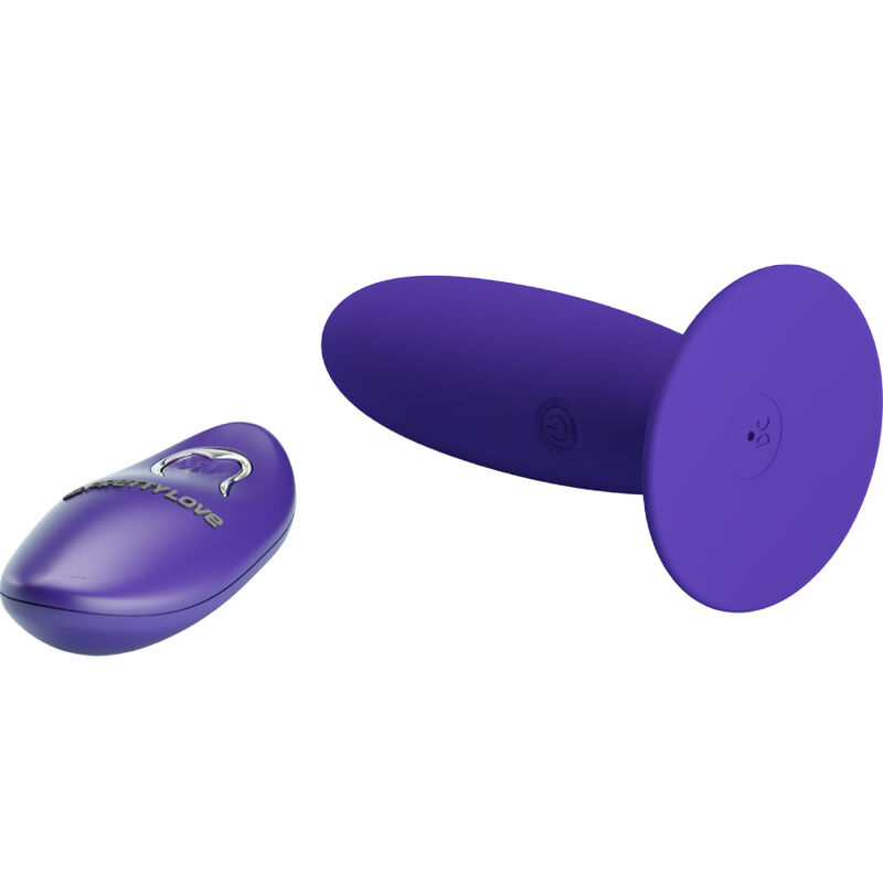 img_158084_6c6578a7ea6d3a8d3b602eb8b4d248a6_1.jpg PRETTY LOVE - VIBRATEUR ANAL YOUTH PLUG TÉLÉCOMMANDE VIOLET – Image 3