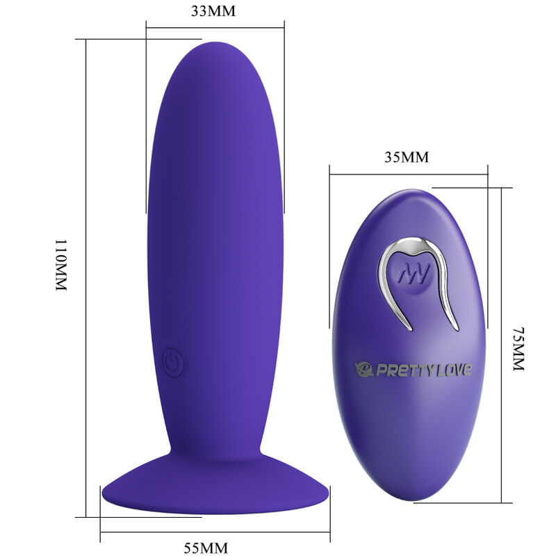 img_158090_be3733f32280867d6e8b89c2868377c7_1.jpg PRETTY LOVE - VIBRATEUR ANAL YOUTH PLUG TÉLÉCOMMANDE VIOLET – Image 4