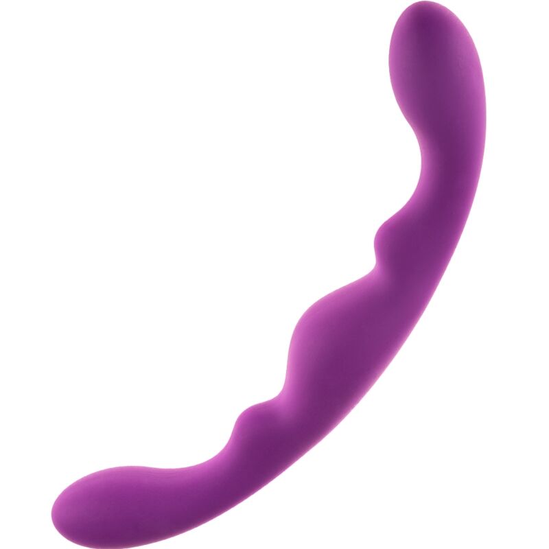 ALIVE – GODE LUNA DOUBLE PÉNÉTRATION SILICONE VIOLET 25 CM