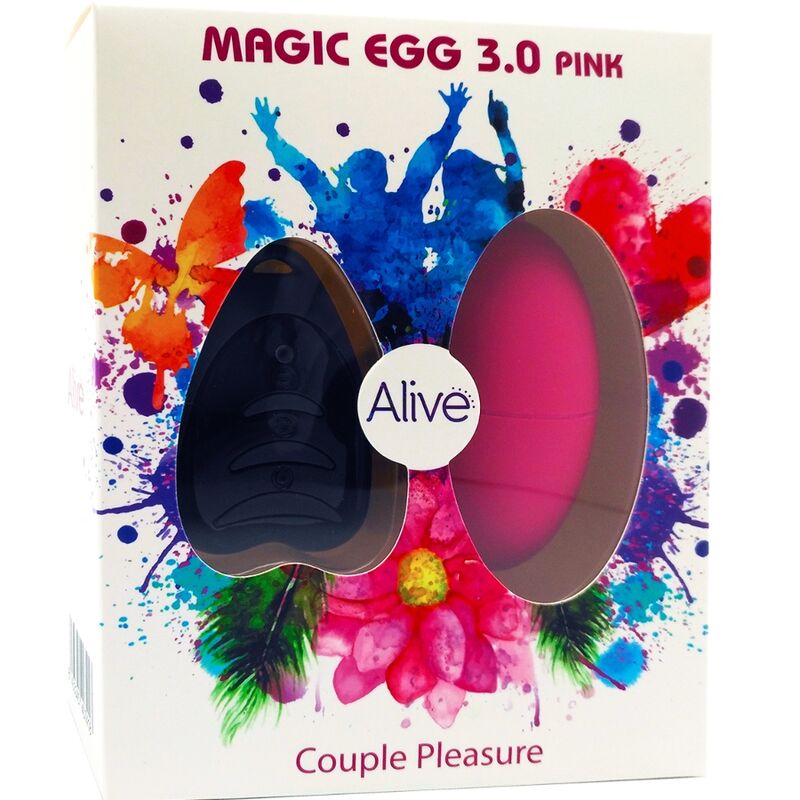 img_158934_777200e4c9c7dd173e29dab5f2c55560_1.jpg ALIVE - MAGIC EGG 3.0 OEUF VIBRANT TÉLÉCOMMANDE ROSE – Image 2