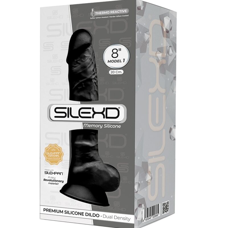 img_159389_846b0c93dd5efb909285fbe154d8bcc1_1.jpg SILEXD - MODÈLE 1 PÉNIS RÉALISTE PREMIUM SILEXPAN SILICONE NOIR 20 CM – Image 2