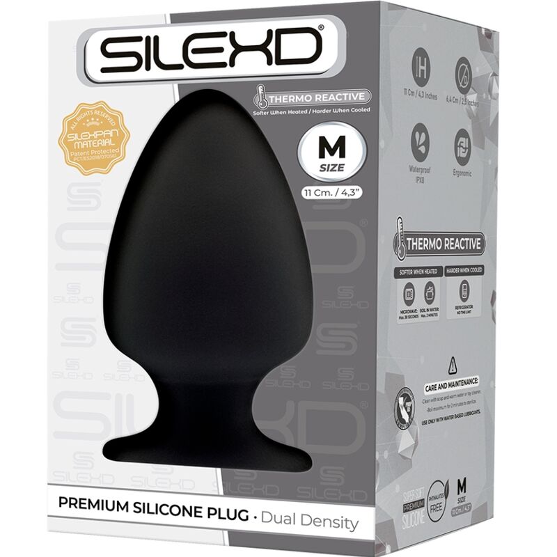 img_159434_601623fc534101e93635e025e7ebbc26_1.jpg SILEXD - PLUG ANAL MODÈLE 1 PREMIUM SILEXPAN SILICONE PREMIUM THERMOREACTIF TAILLE M – Image 2