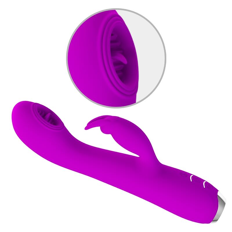 img_160358_76cb1fe511b31c41d114567782a5c8f1_1.jpg PRETTY LOVE - VIBRATEUR RECHARGEABLE RACHEL AVEC VENTOUSE VIOLET – Image 4