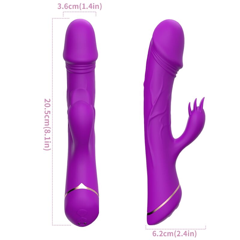img_163352_3c406b0e1dc91991b748086537bcedea_1.jpg ARMONY - GODE VIBRATEUR LAPIN SILICONE VIOLET – Image 4