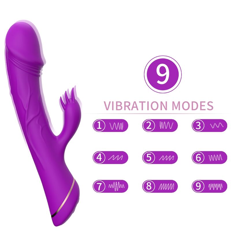 ARMONY – GODE VIBRATEUR LAPIN SILICONE VIOLET