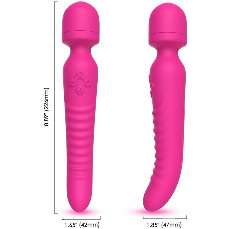 ARMONY – MISSION MASSAGER  VIBRATEUR EFFET CHALEUR FUCHSIA