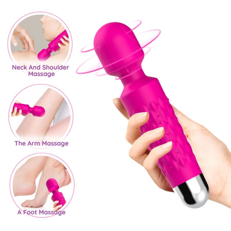 ARMONY – MASSEUR  VIBRATEUR POSTMAN TÊTE SUPER FLEXIBLE FUCHSIA