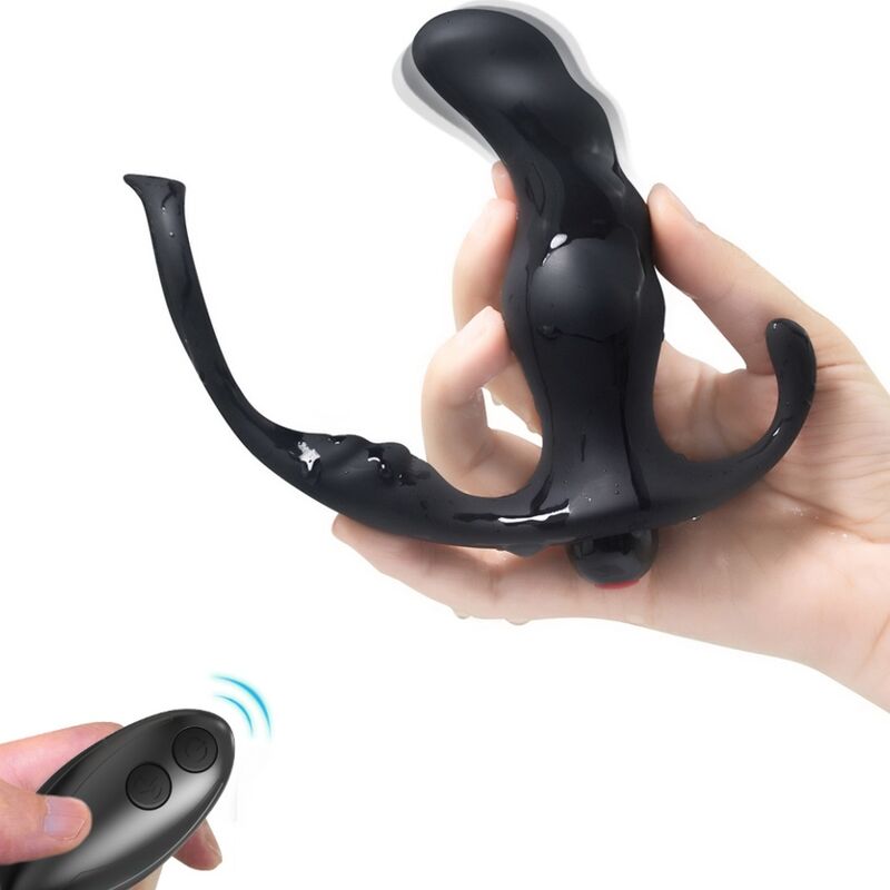 ARMONY – KNIGHT VIBRATEUR ANAL PROSTATE  ANNEAU TÉLÉCOMMANDE NOIR