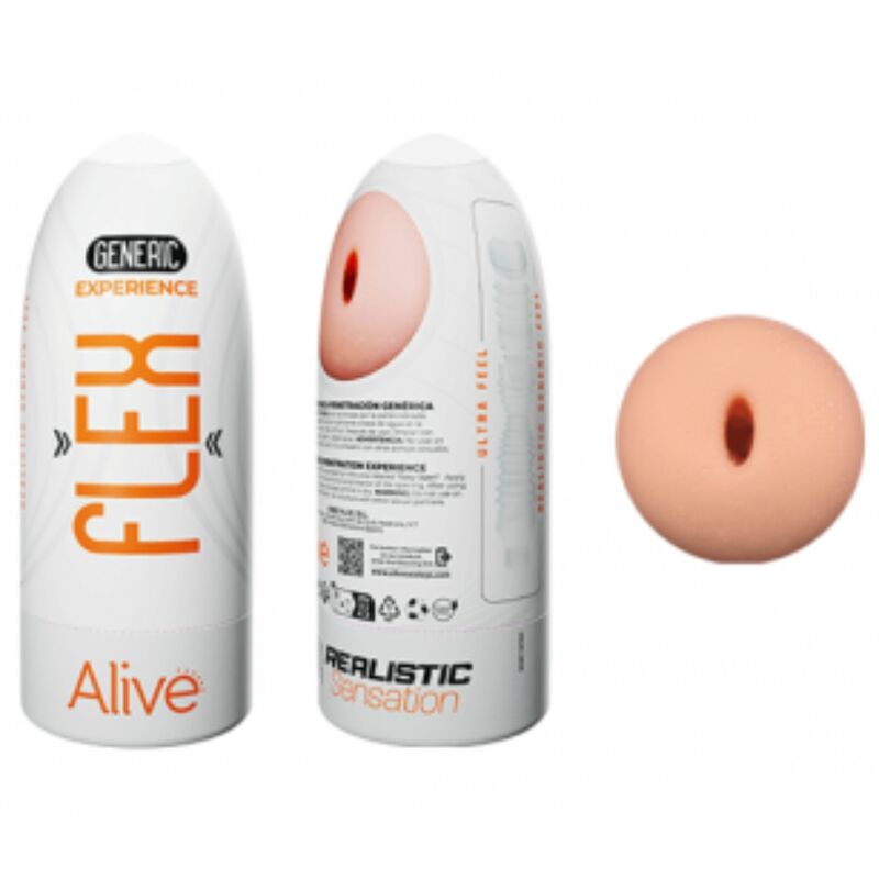 ALIVE – MASTURBADEUR MÂLE FLEX GÉNÉRIQUE TAILLE M