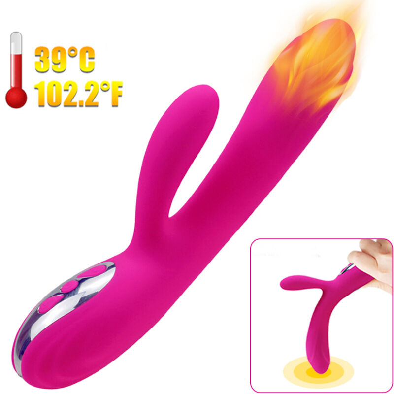 ARMONY – VIBRATEUR  STIMULATEUR FLEXIBLE  EFFET CHALEUR FUCHSIA