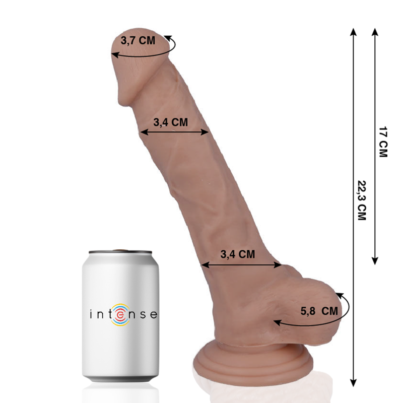 MR INTENSE – 28 PÉNIS RÉALISTE 22.3 CM -O- 3.4 CM