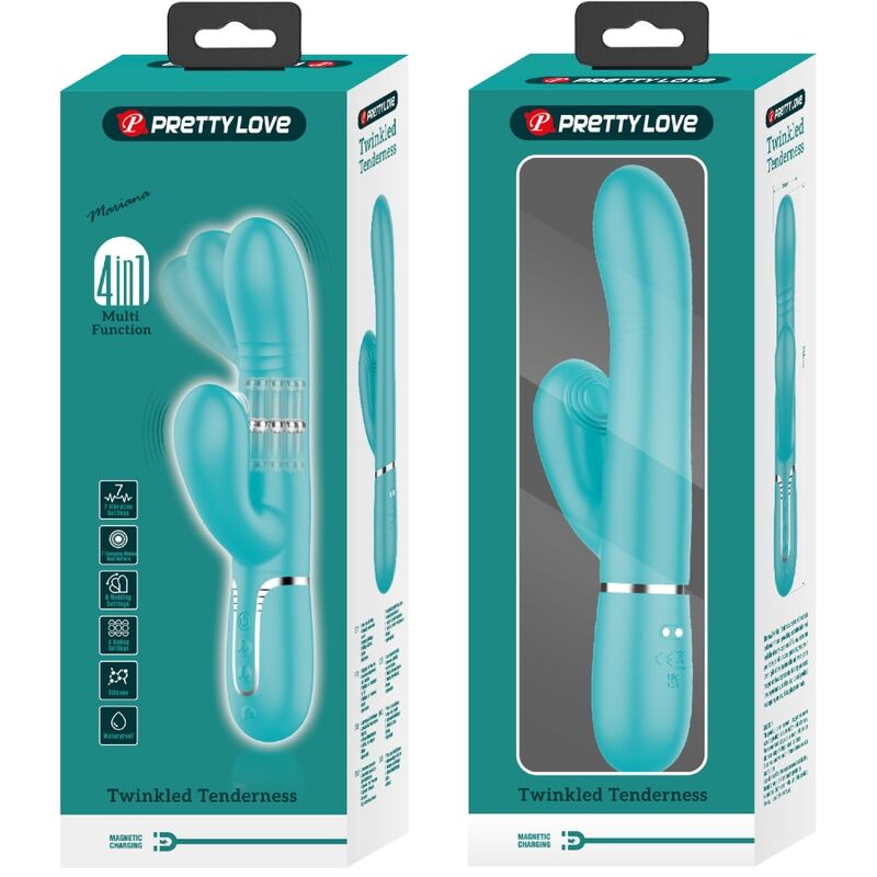 img_165311_4b75e8613656fdd636f67226b2ae70c6_1.jpg PRETTY LOVE - VIBRATEUR MULTIFONCTION G-SPOT VERT AQUA – Image 4