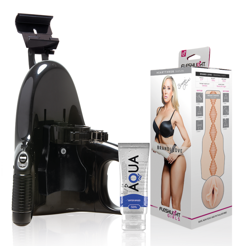 FLESHLIGHT – BRANDI LOVE VAGINA + LANCEMENT UNIVERSEL + LUBRIFIANT QUALITÉ AQUA 50 ML