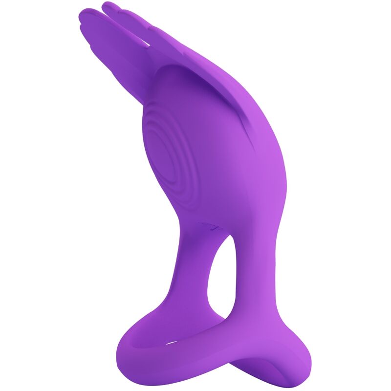 img_171481_ad21523ce1898b5461b8715ca2455adb_1.jpg PRETTY LOVE - SILAS ANNEAU PÉNIS VIBRANT 7 VIBRATIONS SILICONE VIOLET – Image 2