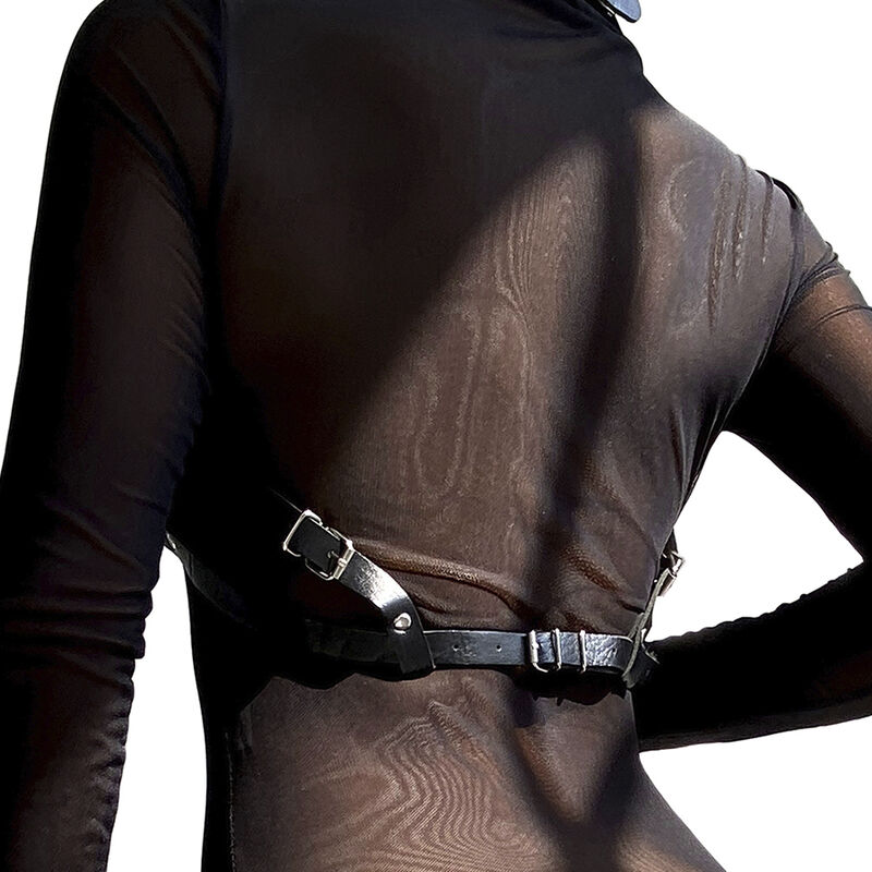 img_175105_13e198cde194ee11779e09aabd18d1b1_1.jpg SUBBLIME - HARNAIS POITRINE EN CUIR NOIR TAILLE UNIQUE – Image 3