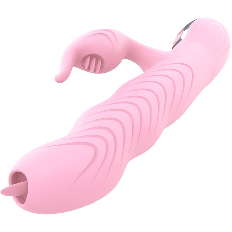 ARMONY – VIBRATEUR MARCIA  POUSSÉE DOUBLE LANGUE EFFET CHALEUR ROSE