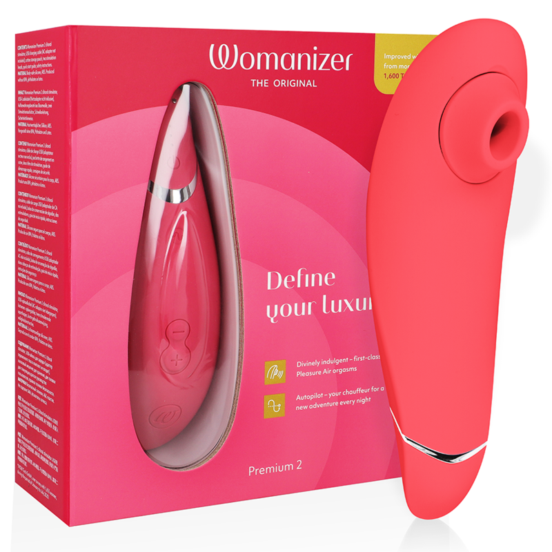 WOMANIZER – STIMULATEUR CLITORAL PREMIUM 2 FRAMBOISE