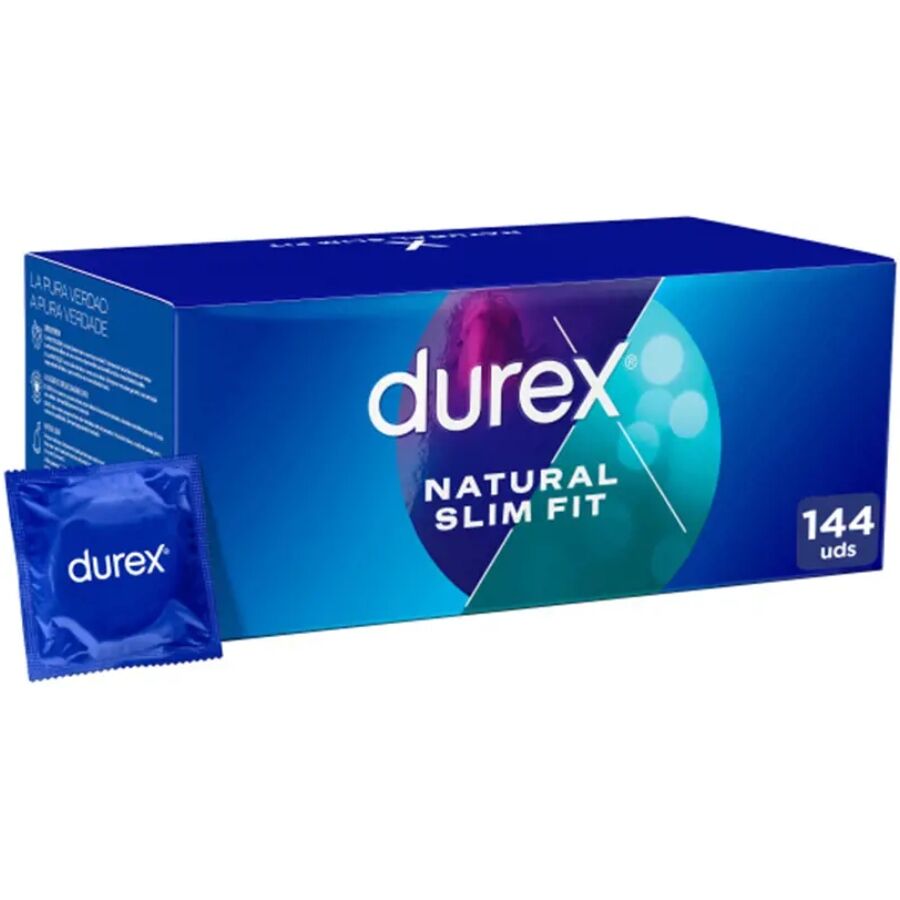 DUREX – BASE NATUREL SLIM FIT 144 UNITÉS