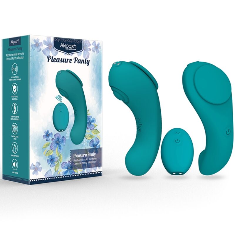 ARMONY – PLEASURE PANTY VIBRATEUR TÉLÉCOMMANDE 3 VITESSES VERT