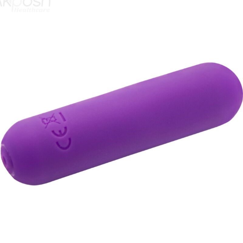 img_183588_dc6fe0222fae3590a8859a7c78cf2550_1.jpg ARMONY - SPLASH HAHA VIBRATEUR BULLET SILICONE 10 VIBRATIONS 75 X 19 CM VIOLET – Image 2