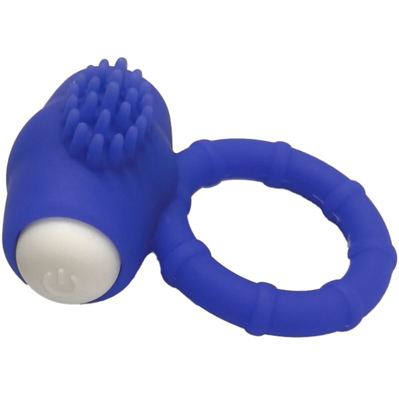img_183725_550fe3160f630e68cd6408dbcd8b4f5f_1.jpg ARMONY - POWER O ANNEAU VIBRATEUR SILICONE BLEU – Image 4