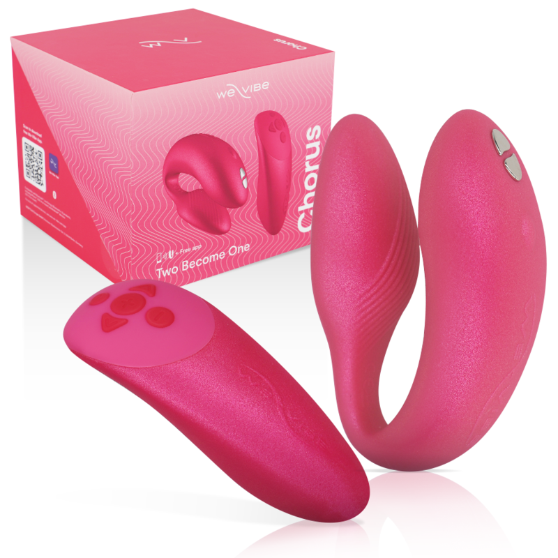 WE-VIBE – VIBRATEUR CHORUS POUR COUPLES AVEC COMMANDE DE SQUEEZE ROSE