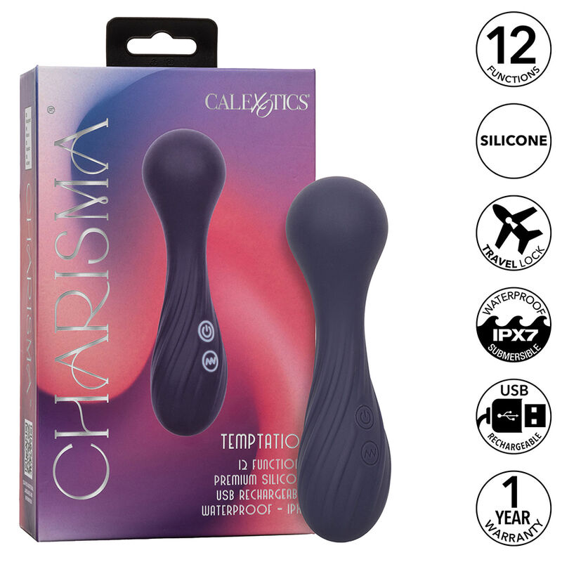 CALEXOTICS – CHARISMA TEMPTATION MASSEUR 12 FONCTIONS VIOLET