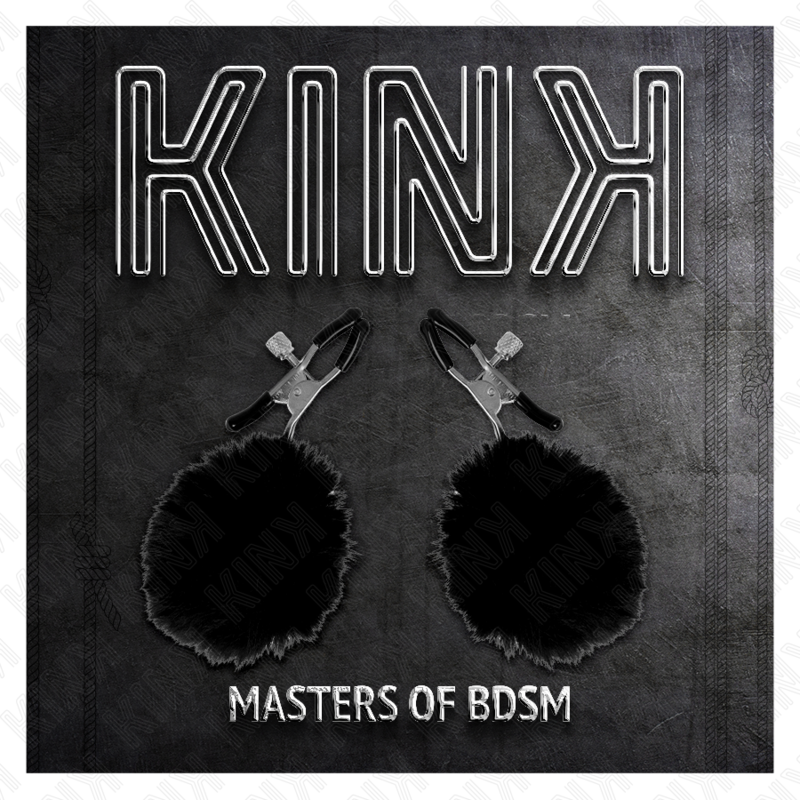 img_186653_96462b556df2b57f253102c145dac582_1.png KINK - PINCE A METON BOULE EN FAUSSE FOURRURE NOIR 6 CM – Image 5