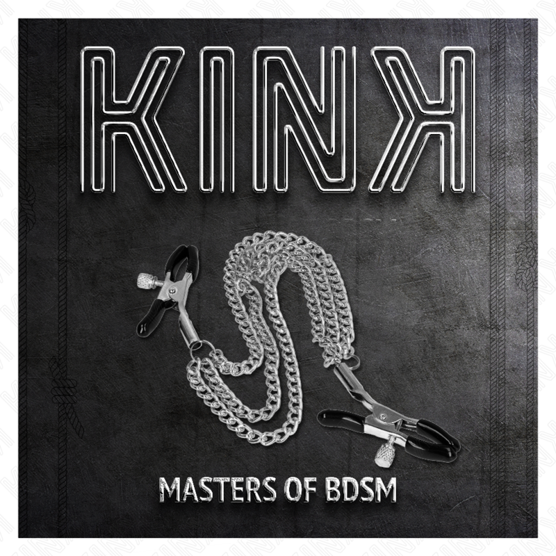 img_186672_97348785fd106e37b80b3b46a1bcd48a_1.png KINK - PINCES À METELIER AVEC 3 CHAÎNES ARGENT 20/23/28 CM – Image 5