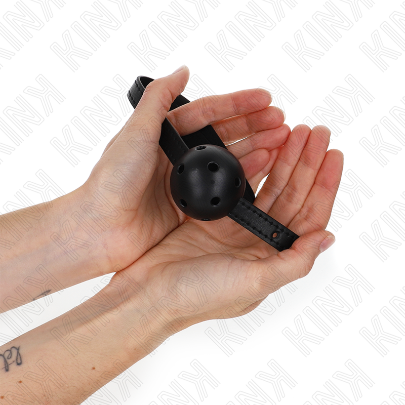 img_187320_d250c6d2c6847c67f23b0ceaa6d8d11d_1.png KINK - BALLE RESPIRANTE SIMPLICITY NOIRE 4,5 CM BAG 62 x 1,5 CM – Image 2