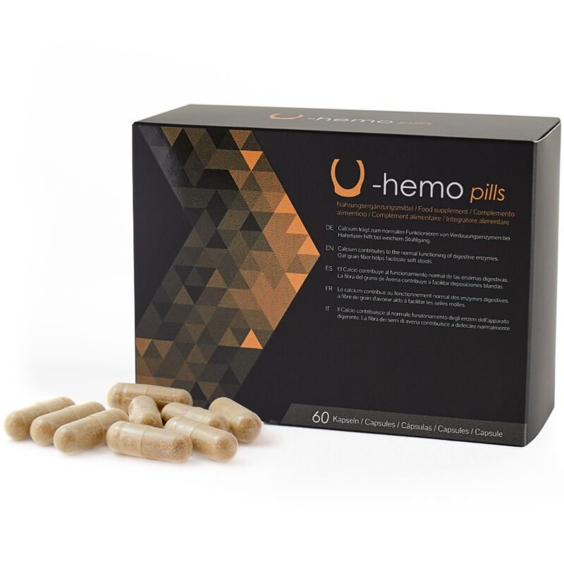 500 COSMETICS – CAPSULES U-HEMO POUR PRÉVENIR LES HÉMORROÏDES – 60 CAPSULES