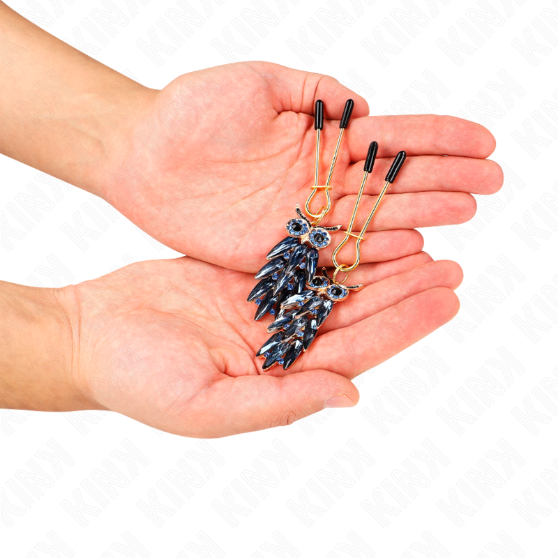 img_189005_a7c0de6e3f7eb10682de719b6fd985a8_1.png KINK - PINCES À TÉLÉTON PENDENTIF CHOUETTE 6 CM – Image 3