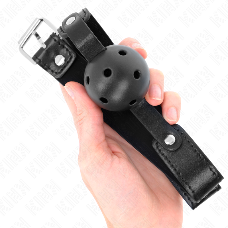 img_189637_2157143f83c2353f28785b7dd817669a_1.png KINK - BALLE RESPIRANT NOIRE 4,5 CM BAG 65 x 2,5 CM – Image 4