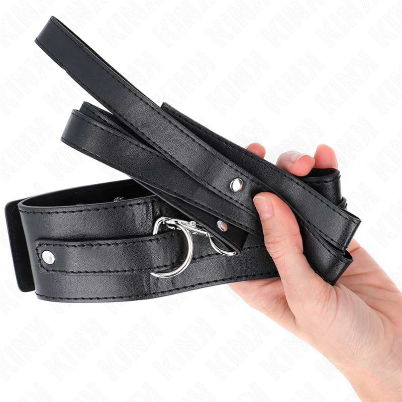 img_190805_1307e4999fde3428bab66fe944aae1d8_1.png KINK - COLLIER AVEC CEINTURE 116 CM MODÈLE 1 RÉGLABLE 36-43 CM X 5 CM – Image 5