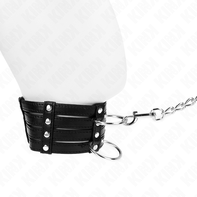 img_190808_d7778804c71c6142b430f5a4cef7e0c2_1.png KINK - COLLIER AVEC CEINTURE 65 CM SUB STYLE AJUSTABLE 35-51 CM X 7 CM – Image 3