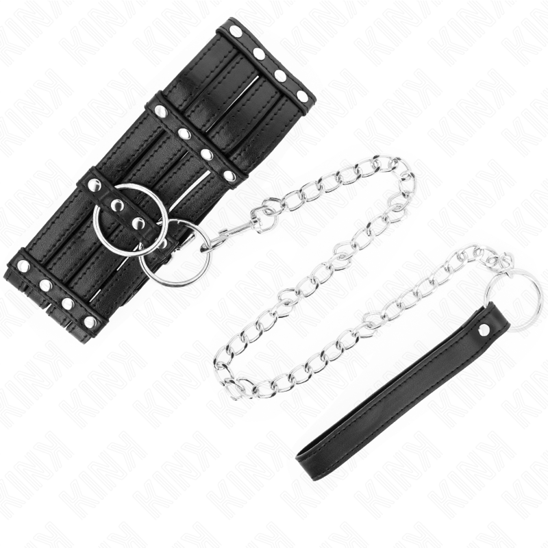 img_190809_61db37eecd5d05aa9641ccc391642f7f_1.png KINK - COLLIER AVEC CEINTURE 65 CM SUB STYLE AJUSTABLE 35-51 CM X 7 CM – Image 5