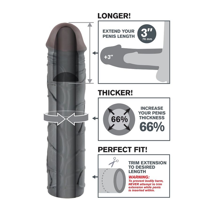 img_25228_428143d7639adb779b7218497ff43702_1.jpg FANTASY X- TENSIONS - RALLONGE MEGA 3 NOIRE – Image 3