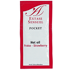 EXTASE SENSUAL – HUILE STIMULANTE DE FRAISE 10 ML