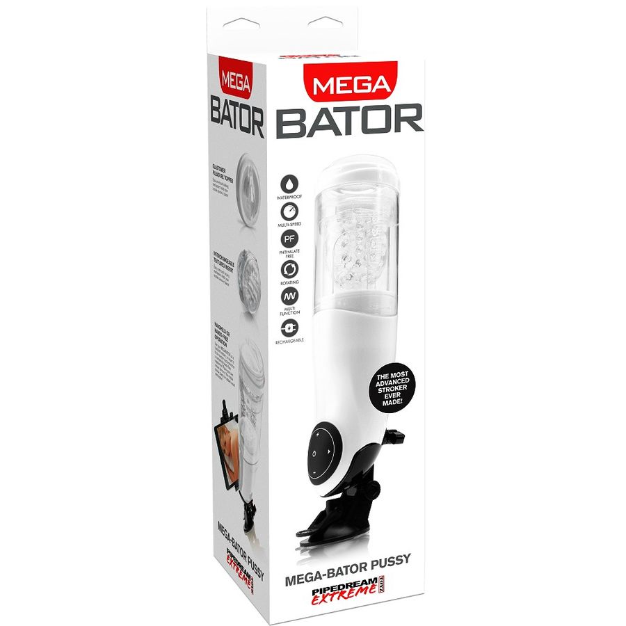 EXTREME TOYZ – PDX MEGA BATOR USB MASTURBATEUR MLE VAGIN BLANC