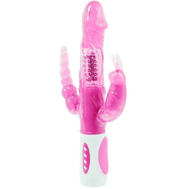 BAILE – PRETTY BUNNY TRIPLE VIBRATEUR ROTATEUR