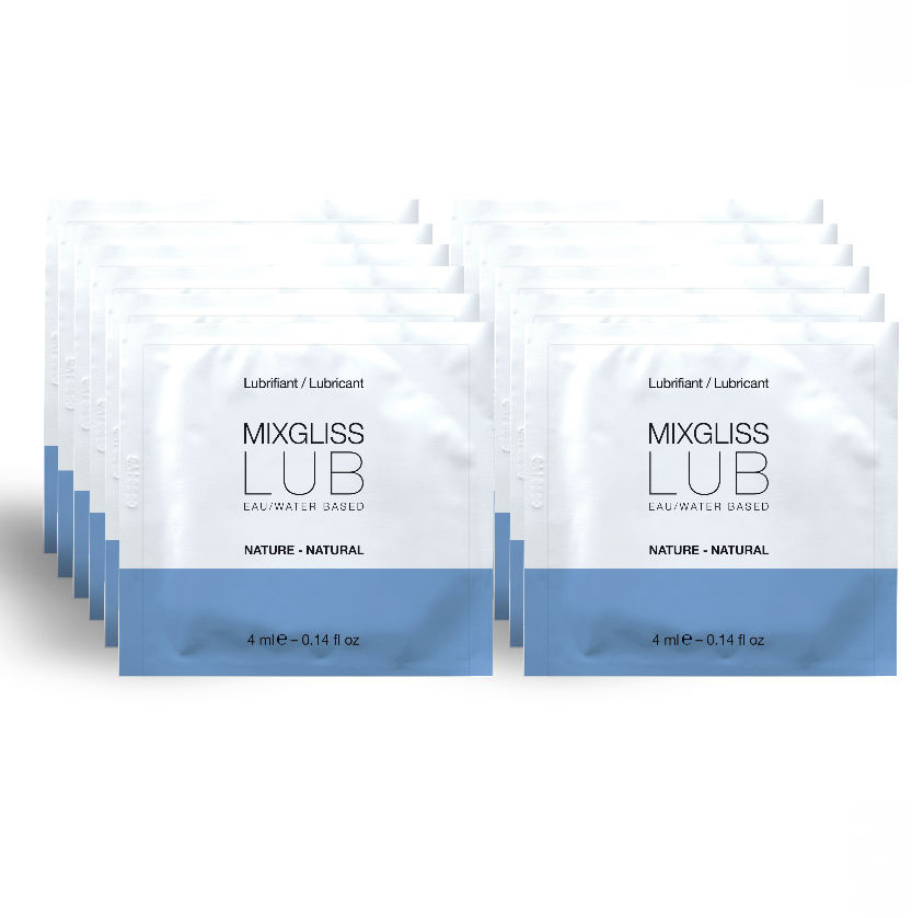 MIXGLISS – LUBRIFIANT NATUREL BASE D’EAU 12 UNIDOSE 4 ML