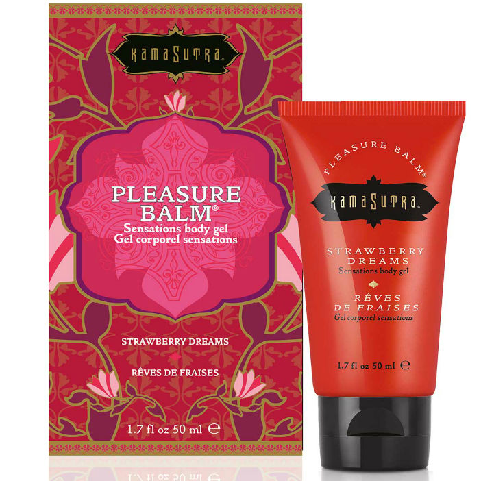 KAMASUTRA – BAUME DE PLAISIR STIMULANT SAVEUR RÊVES DE FRAISE 50ML