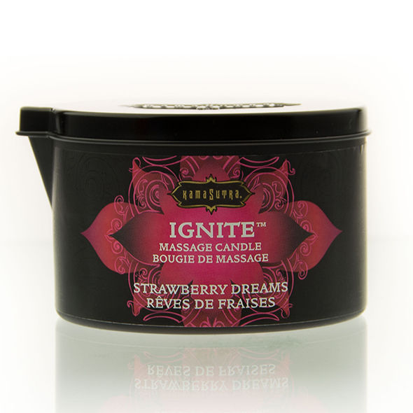 KAMASUTRA – BOUGIE DE MASSAGE FRAISE RÊVES 170 GR