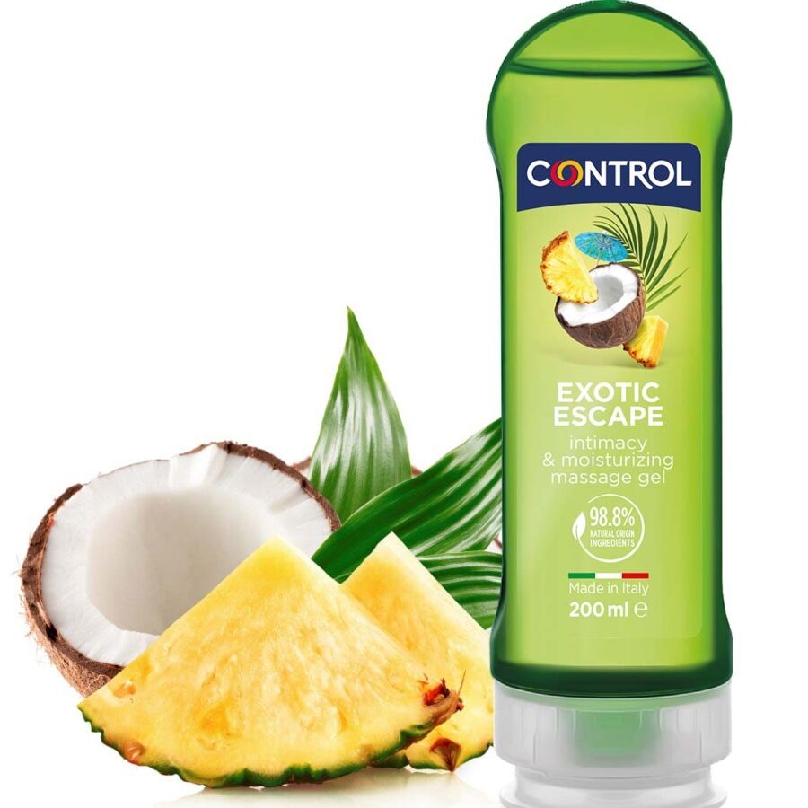 CONTROL – 2 EN 1 MASSAGE  PLAISIR EXOTIQUE 200 ML