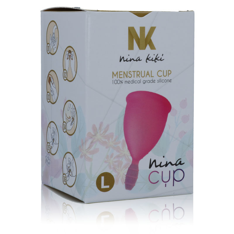 NINA KIKÍ – COUPE MENSTRUELLE ROSE – TAILLE L