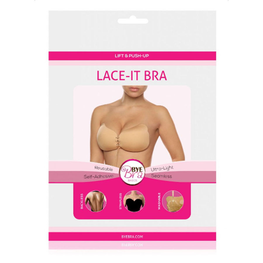 BYE-BRA – LACE-IT RENFORCEMENT PUSH-UP NOIR BONNET D
