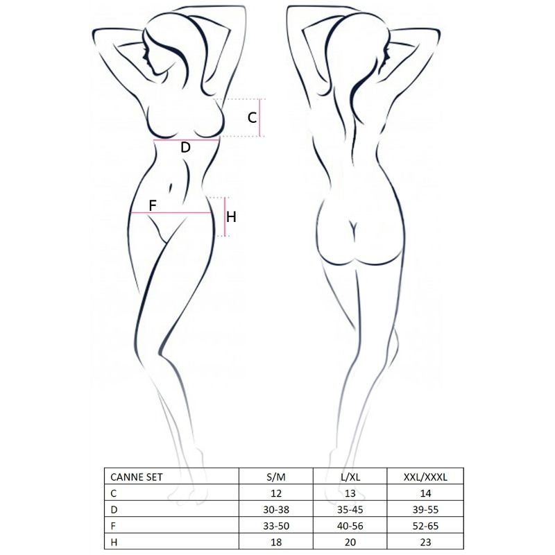 img_64309_6862533fe248483cf80b0e5d5ad90628_1.jpg PASSION - WOMAN CANNE SET NEGRO TALLA S/M – Image 3