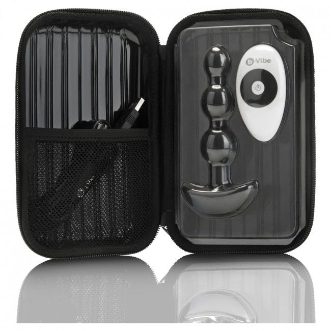 img_64866_c62b0de30e0d9e0560e963fe6802b10a_1.jpg B-VIBE - TRIPLET ANAL TÉLÉCOMMANDE BILLES NOIRES – Image 4