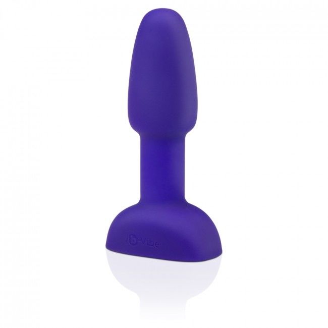 B-VIBE – RIMMING TÉLÉCOMMANDE PLUG ANAL PETITE LILAS